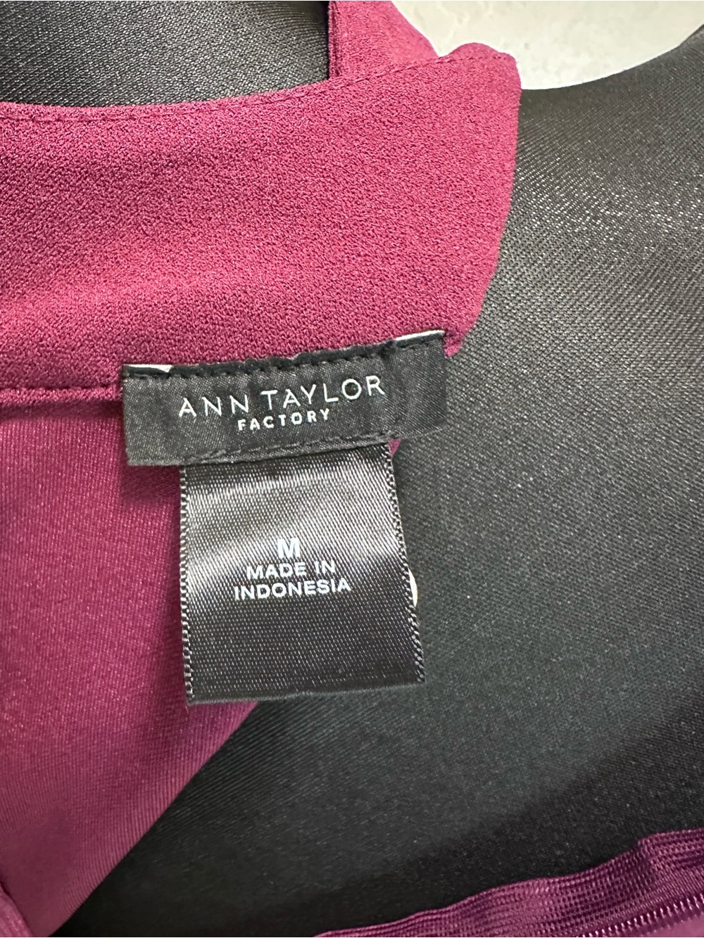 Ann Taylor Factory Sleeveless Halter Top - Plum - Picture 5 of 6